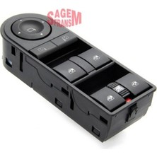 Özgürce Cam Açma Düğmesi Dörtlü Ön Sol Astra H Zafira Için Yedek Parça