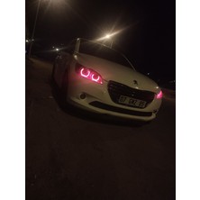 Özgürce Rgb Angel 16 Renkli 4'lü U Tip Iç Far Peugeot 301 Uyumlu
