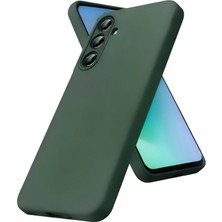 Starseven Galaxy S26 Nano Içi Kadife Silikon - Koyu Yeşil