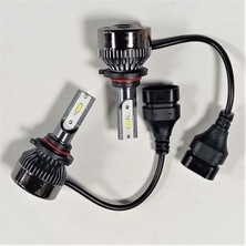 Özgürce Yüksek Parlaklık Metal Turbo LED Xenon Ampul Seti 6000K