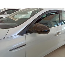 Özgürce Renault Megane 4 Ayna Kapağı Batman Yarasa Piano Black Siyah