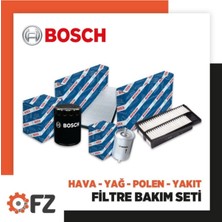 Bosch Kia Rio 1.4 Crdi Filtre Bakım Seti 2012-2016, Kalite ve Performans Sağlar