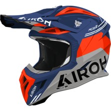 Airoh Aviator Ace 2 Fury Cerulean Parlak Motosiklet Kaskı