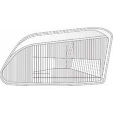 Özgürce Ön Sağ Far Aydınlatma Camı, Renault Megane 1996-1999, Yüksek Kalite