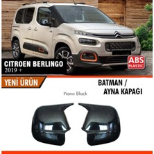 Özgürce Yarasa Batman Piano Black Ayna Kapağı, Citroen Berlingo 2019+ Uyumlu