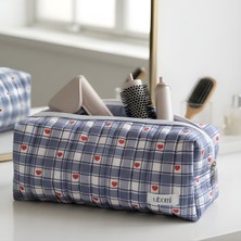 Ubomi Petty Ekose Kalpli Airwrap Ve Tüm Saç Şekillendiriciler İçin Seyahat Ve Kişisel Bakım Çantası Büyük Boy