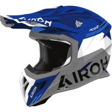 Airoh Aviator Ace 2 Fury Mavi Parlak Motosiklet Kaskı