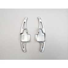 Özgürce 2015-2019 Ford Focus Paddle Shift F1 Vites Kulaklığı Silver