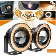 Özgürce Turuncu 89MM Angel Sis Farı, Evrensel Mercekli ve Şık Tasarım