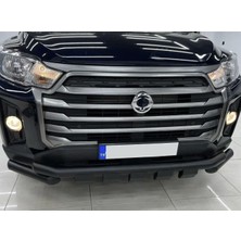 Aftermarket Ssangyong Musso Shark 2018+ Ön Tampon Koruma Demiri Siyah