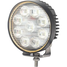 Özgürce 16W Yuvarlak 9 Ledli Kombo Sis Farı Off Road Çalışma Tekne Lambası