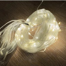 Marsilyan 2x2 Perde 192 LED Sarı Işık - 8 Fonksiyonlu