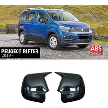 Özgürce Batman Yarasa Ayna Kapağı Piona Black Abs Peugeot Rifter 2019-2025