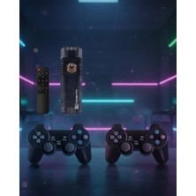 Marsilyan Çift Sistem Kablosuz Retro Oyun Konsolu Hdmı Çıkış Android Uyumlu Gamepad Seti