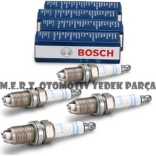 Bosch Opel Vectra B Çift Tırnak Buji Takımı 4 Parça, Yüksek Performans