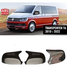 Özgürce T6 Transporter Batman Yarasa Ayna Kapağı Piona Black 2010-2022 Set (2 Adet)