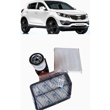 Özgürce 2011-2014 Kia Sportage 1.6 Gdi Filtre Bakım Seti Hava Polen Yağ Filtresi