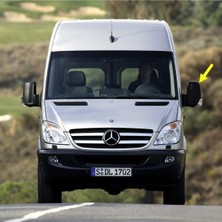 Özgürce Sol Yan Dış Dikiz Aynası Büyük Cam Elektrikli Isıtmalı Sprinter 2007-2016