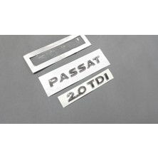 Fabrikasyon Volkswagen Passat B7 B8 cc 2.0 Tdi Bagaj Yazısı Takım Krom