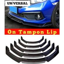 Özgürce Universal Ön Tampon Eki 4 Parça Siyah-Gri Lip Seti
