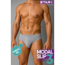 Moda Dua Star 109 Erkek 3'lü Modal Slip