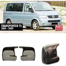 Özgürce Wv T5 Transporter Batman Yarasa Ayna Kapağı Piona Black 2004-2009, 2 Adet
