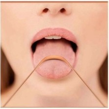 Ett Bakır Dil Temizleme Fırçası