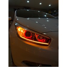 Özgürce Kia Ceed Için 4'lü L Tıp Rgb Angel Far Içi 16 Renkli Kumandalı