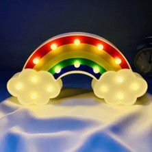 Ett LED Işıklı Gökkuşağı Gece Lambası