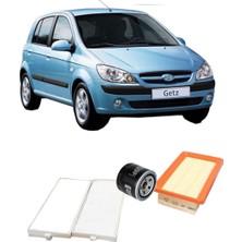 Özgürce Getz Benzinli Motor Filtre Seti 3'lü Hava, Polen, Yağ Filtreleri