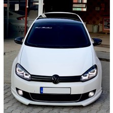 Özgürce Yarasa Ayna Kapağı Golf 6 2008-2012 Piano Black Abs Plastik