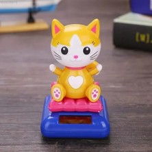 Ett Güneş Enerjili Sallanan Kedi