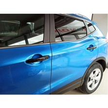 Özgürce 2014-2020 Qashqai Için Piano Black Kapı Kolu Kaplama, Akıllı Anahtarlı