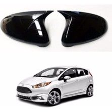 Özgürce Piano Black Ayna Kapağı Ford Fiesta Mk6 2008-2017 Uyumlu