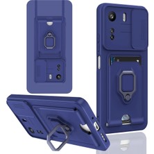 Storozde Newface Xiaomi Redmi 13C Kılıf Zuma Kartvizitli Yüzüklü Silikon - Lacivert