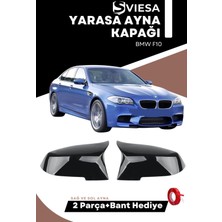 Özgürce F10 2013-2017 Uyumlu Yarasa Ayna Kapağı Piano Black