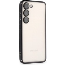 Storozde Newface Samsung Galaxy S23 Plus Kılıf Razer Lensli Silikon - Siyah