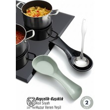 Transformacion Ivanna Serisi 2’li Modern Mutfak Tezgah Üstü Kepçe Altlığı ve Kaşıklık Seti 722865
