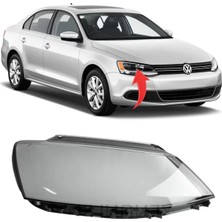 Özgürce Volkswagen Jetta Sağ Far Camı 2011-2017 Uyumlu, Yüksek Kalite