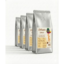 Etiyopya Sidamo Yöresel Filtre ve Çekirdek Kahve (%100 Arabica) - 4X250 gr