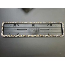 Özgürce Şık Taşlı Plakalık Takımı, Ön ve Arka, Dayanıklı ve Estetik Tasarım