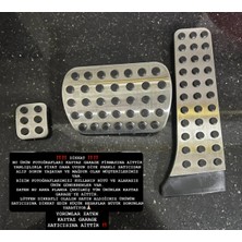 Özgürce Uyumlu Mercedes Pedal Seti, W204 W205 W212 W213 W207 W211 W210