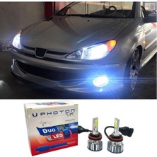 Özgürce Yüksek Performanslı Beyaz LED Xenon Kısa Far Ampulü H7 Duo 2003+