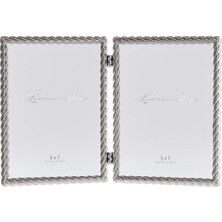 Astera Halat Desenli Nikel Kaplama 13X18 cm Çiftli Çerçeve