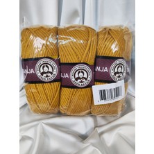 Ören Bayan Tanja Altın  El Örgü Ipi (3 Adet) - Renk: 115