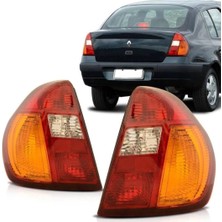 Özgürce Arka Stop Lambası Takımı, 1998-2002 Renault Clio Sağ ve Sol Set