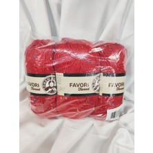 Ören Bayan Favori Tweed Kırmızı El Örgü Ipi (3 Adet) - Renk: 033A