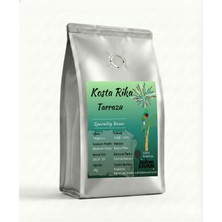 Kosta Rika Tarrazu Yöresel Filtre ve Çekirdek Kahve (%100 Arabica) - 1 kg