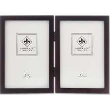 Astera Espresso Koyu Ceviz Menteşeli Ikili 14X18 cm Çerçeve Ahşap