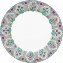 Pip Studio Flower Festival Mavi Tabak 21CM